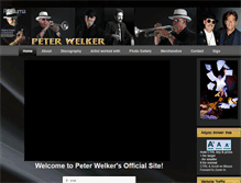 Tablet Screenshot of peterwelker.com